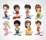 set-of-8-cute-happy-cartoon-kids_93757270